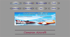 Desktop Screenshot of cameronaircraft.com